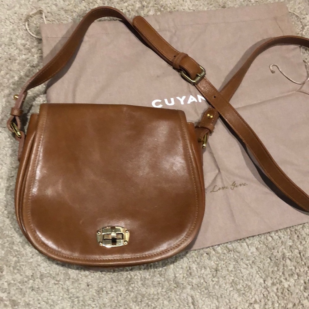 Cuyana Saddle Bag, Camel
